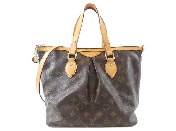 Sac à main Louis Vuitton Monogram Palermo PM Marron