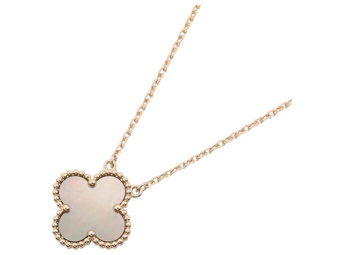 Collana Vintage Alhambra Van Cleef & Arpels Marrone D'oro