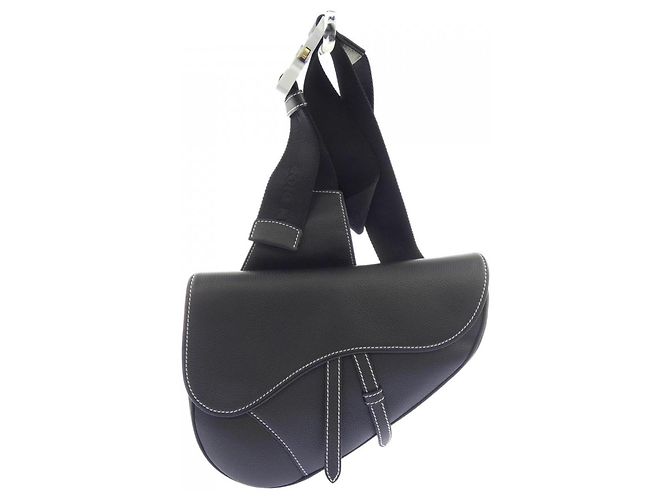 Borsa Saddle Christian Dior Nero