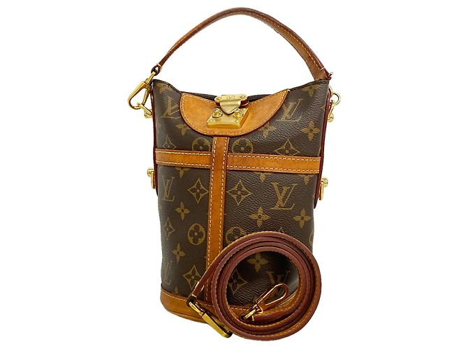 Bolso Duffle Monogram Louis Vuitton Castaño