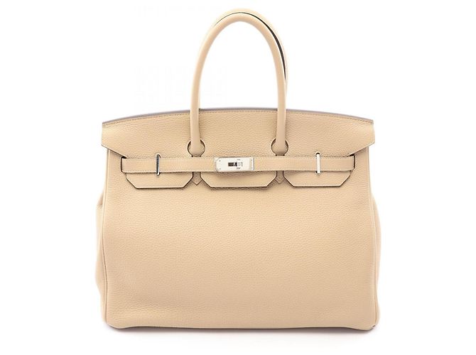 Hermès Bolsa Hermes Birkin 35 Trench Bege