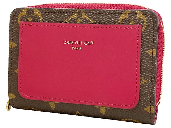 Louis Vuitton Monogram Portefeuille Lou Wallet Fuschia