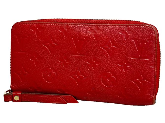 Cartera Zippy Louis Vuitton Monogram Empreinte en Cerise Fucsia