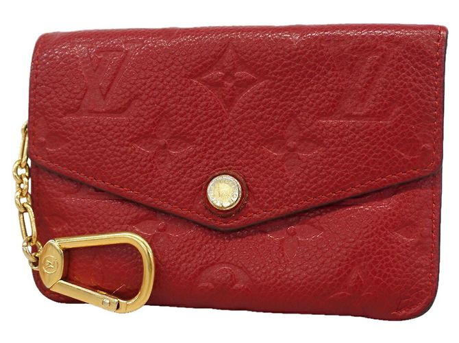 Louis Vuitton Monogram Empreinte Pochette Clé M60634 Coin Case Fucsia
