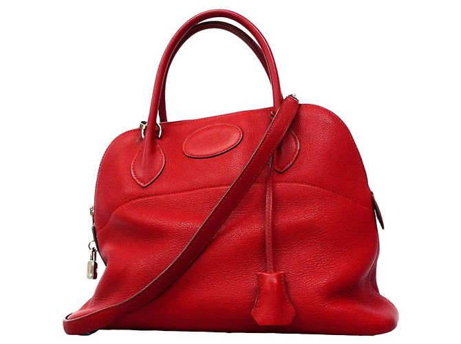 Hermès Hermes Bolide 31 Handtasche Rot