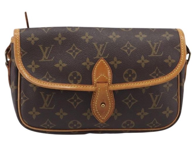 Louis Vuitton Sac Gibeciere Messenger Monogram Canvas PM Marrom