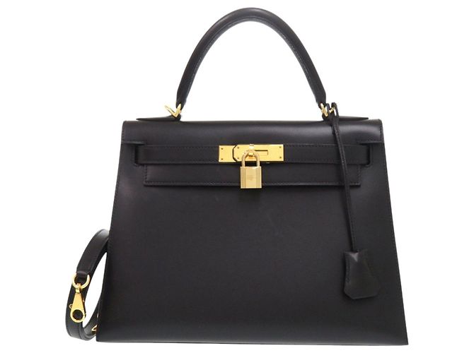Hermès Sac à main Hermes Kelly 28 Noir
