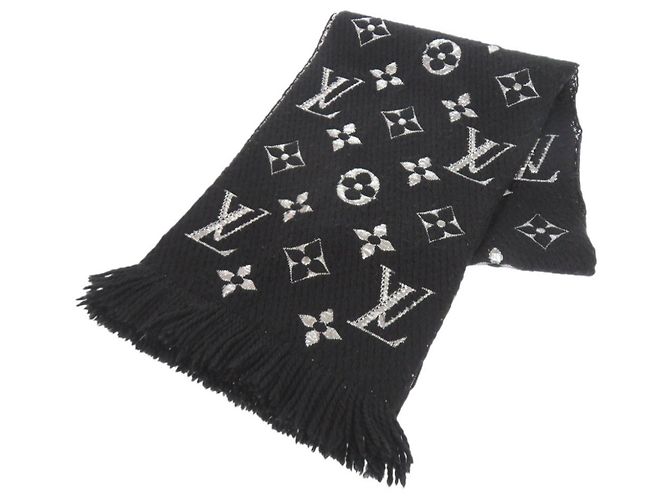 Louis Vuitton Echarpe Logomania Shine Scarf Schwarz