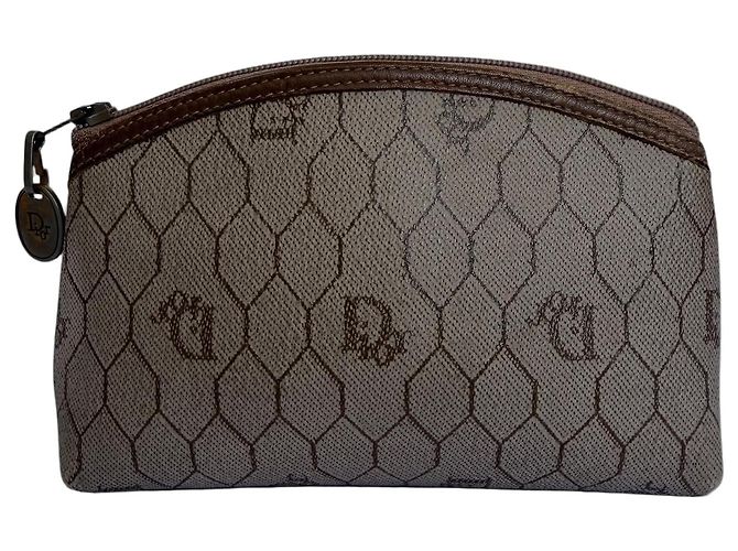 Christian Dior Monogramm-Etui Braun