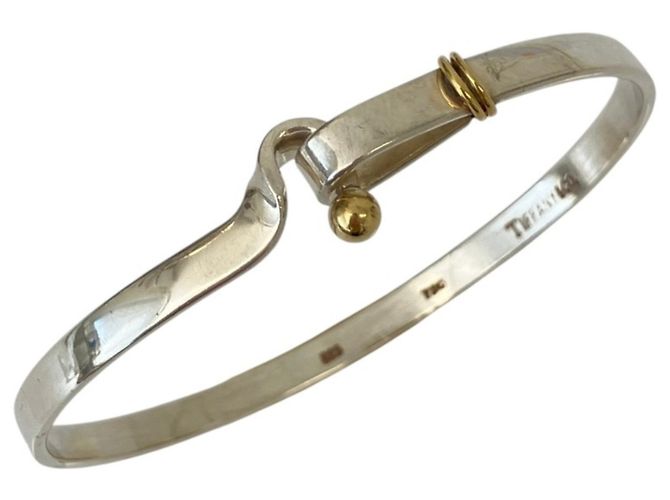 Autre Marque Bracciale rigido Tiffany & Co. Apple Collection Hook Eye Argento D'oro