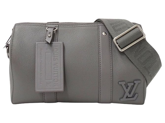 Keepall Sac à épaule Louis Vuitton gris Marron
