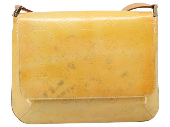 Louis Vuitton Thompson Street Monogram Vernis Medium Giallo