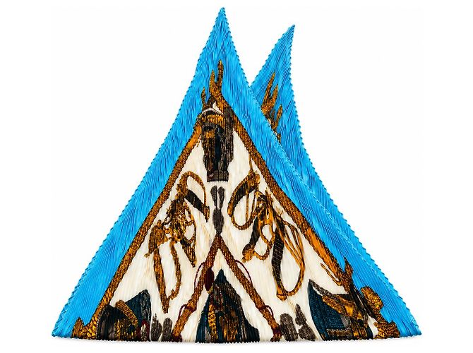 Hermès Hermes Paperoles seta Large Multicolore