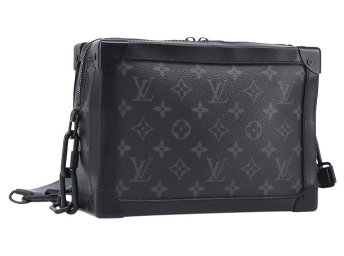 LOUIS VUITTON Monogram Eclipse Soft Trunk Shoulder Bag M44730 LV Auth 204879M Monogramma