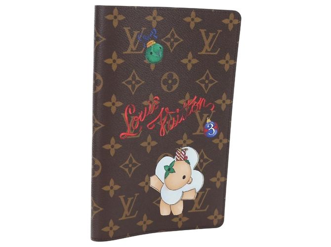 LOUIS VUITTON Monogram Vivienne Notebook Cover MM GI1464 LV Auth gh2373M