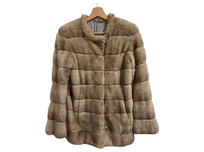 Sam Rone Nerzmantel T.S Beige
