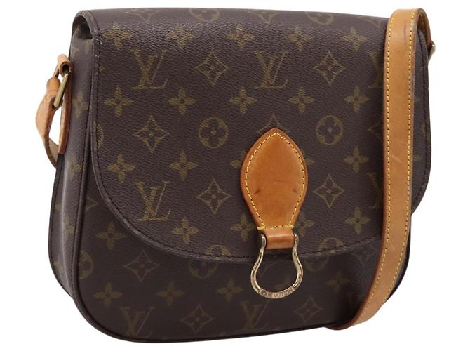 LOUIS VUITTON Monogram Saint Cloud GM Shoulder Bag M51242 LV Auth ep16177 Monograma