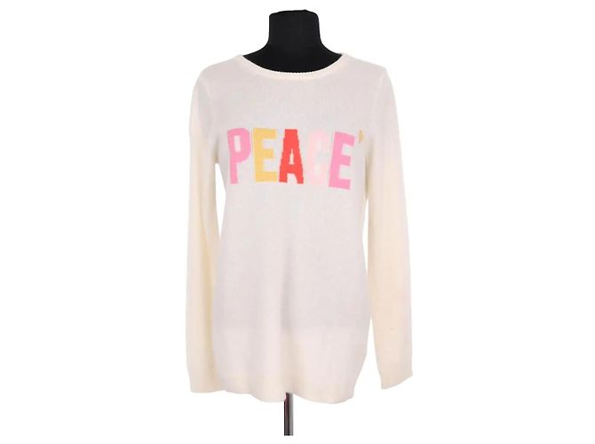 Autre Marque Pull en cachemire blanc Repeat