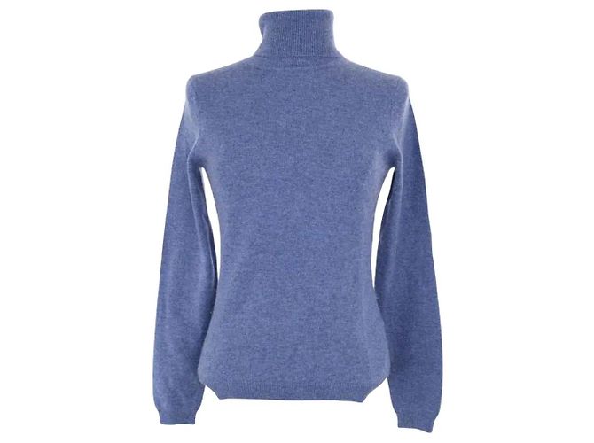Eric Bompard blauer Kaschmir Pullover S