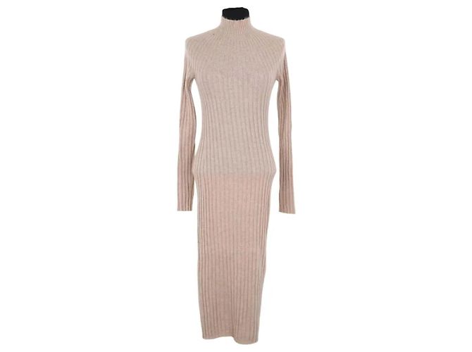 Autre Marque Kujten Kaschmirkleid Beige