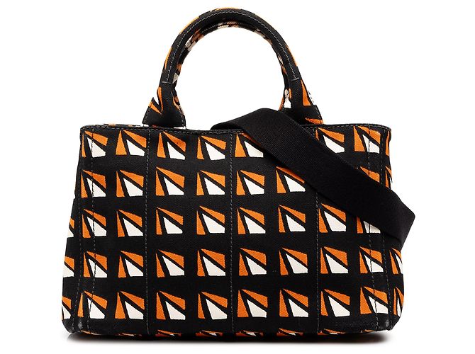 Borsa Prada Canapa Canvas Arancione