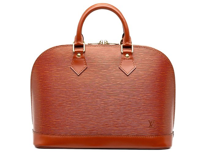 Sac à main Louis Vuitton Epi Alma PM Marron