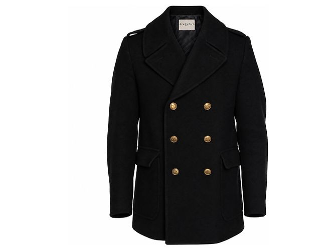 Givenchy, Peacoat aus Schurwolle in Schwarz