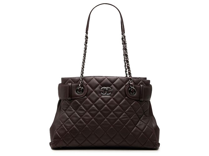 Bolso Chanel Small Quilted Lambskin Coco Loop Tote Rojo Roja