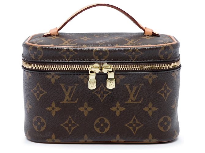 Necessaire Louis Vuitton Monogram Nice Mini castanho Marrom