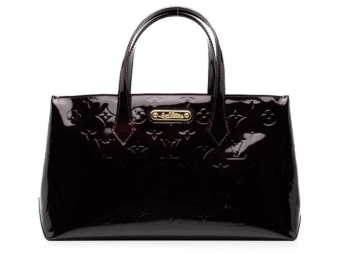 Bolsa de mão Wilshire PM em Monogram Vernis roxa da Louis Vuitton Roxo