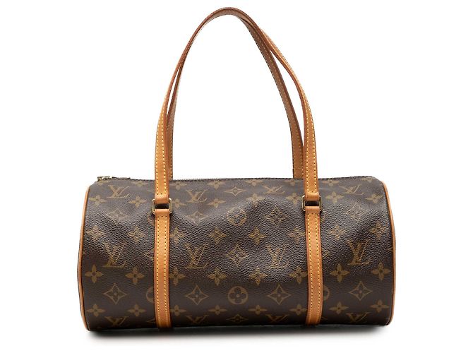 Sac à main Louis Vuitton Monogram Papillon 30 Marron
