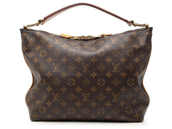 Borsa a tracolla Louis Vuitton Monogram Sully PM Marrone