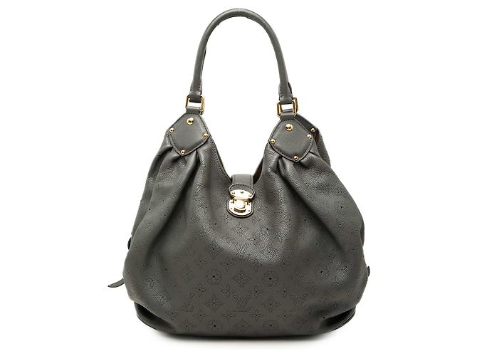Bolso Hobo Louis Vuitton Monogram Mahina L Gris
