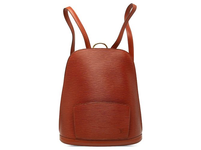 Brown Louis Vuitton Epi Gobelins Backpack