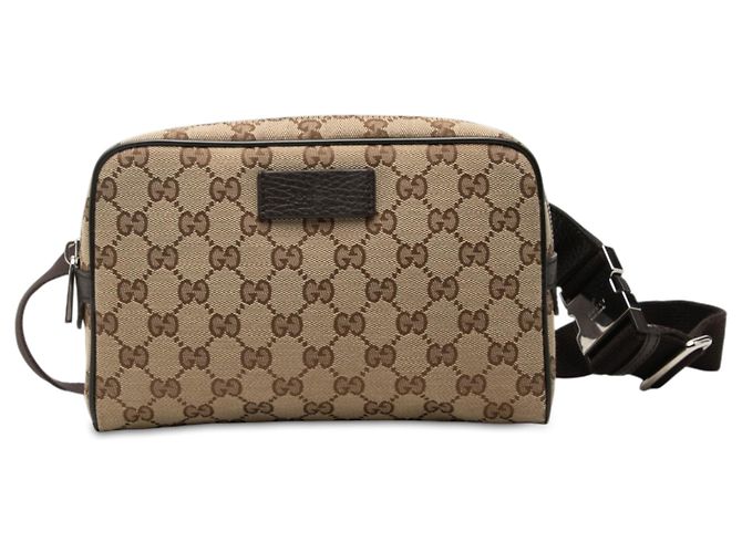 Bolso cinturón Gucci GG Canvas Beige