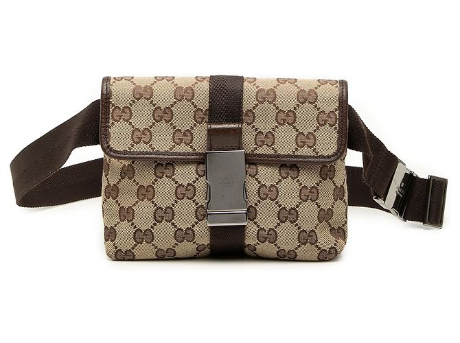 Bolso cinturón Gucci GG Canvas Beige