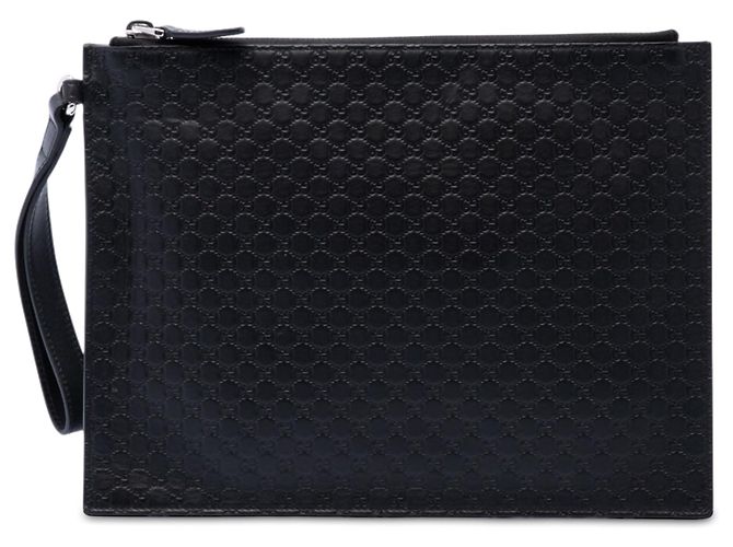 Clutch Gucci Microguccissima Nera Nero
