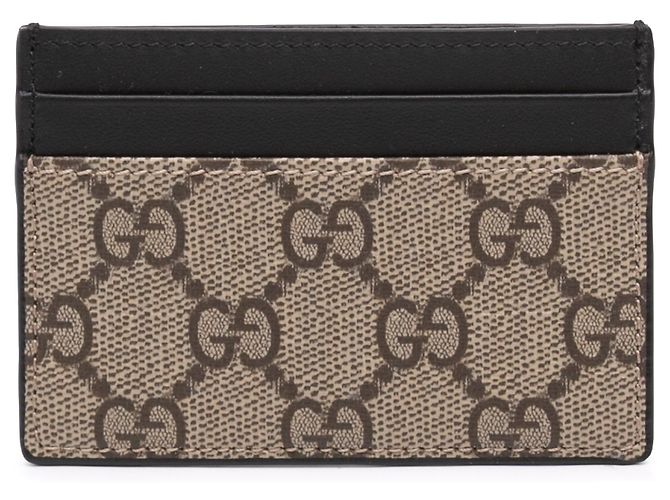 Tarjetero Gucci GG Supreme Beige