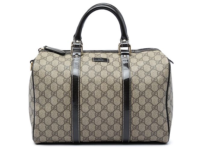 Borsa Boston Gucci Joy Medium GG Supreme Beige