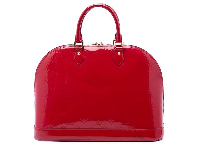 Pink Louis Vuitton Monogram Vernis Alma GM Handbag