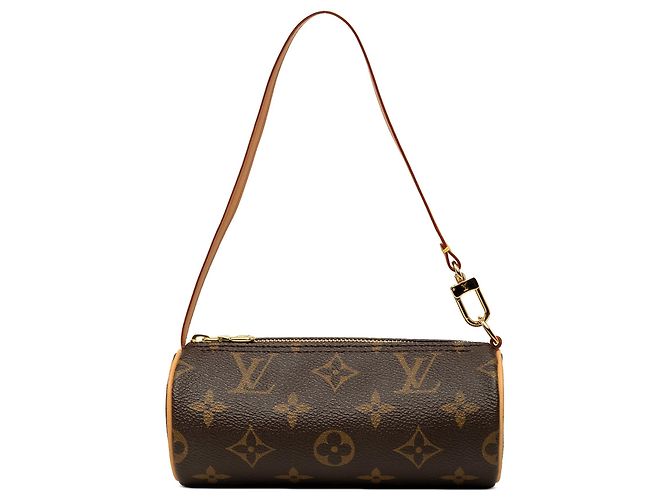 Sac à main Louis Vuitton Monogram Papillon Pochette Marron