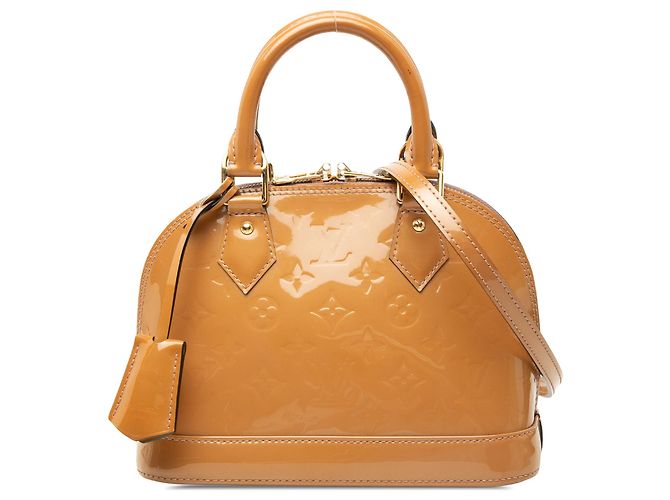 Bolsa Louis Vuitton Monogram Vernis Alma BB Castanha Marrom