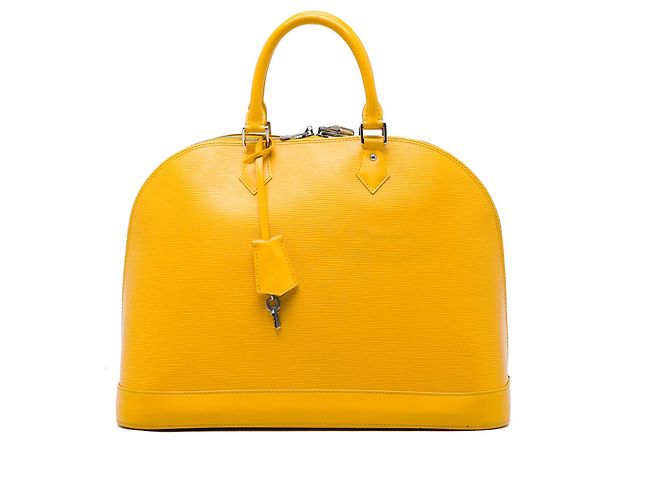 Borsa Louis Vuitton Epi Alma GM Gialla Giallo