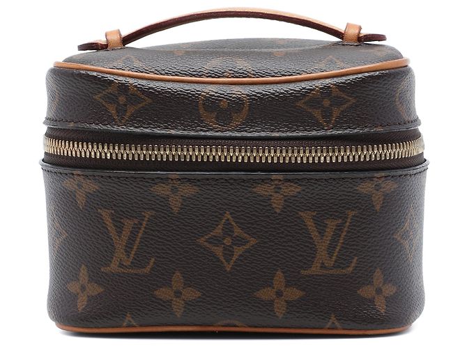 Louis Vuitton Monogram Nice Nano Vanity Case braun