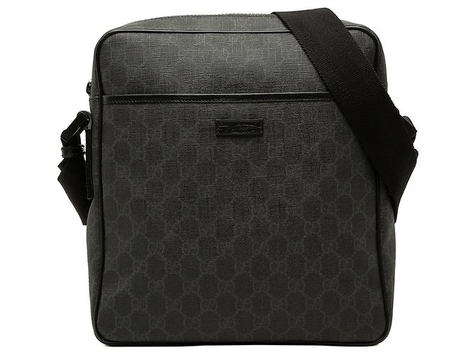 Black Gucci GG Supreme Crossbody