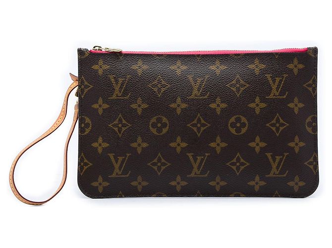 Bolsa Louis Vuitton Monogram Neverfull MM Castanha Marrom