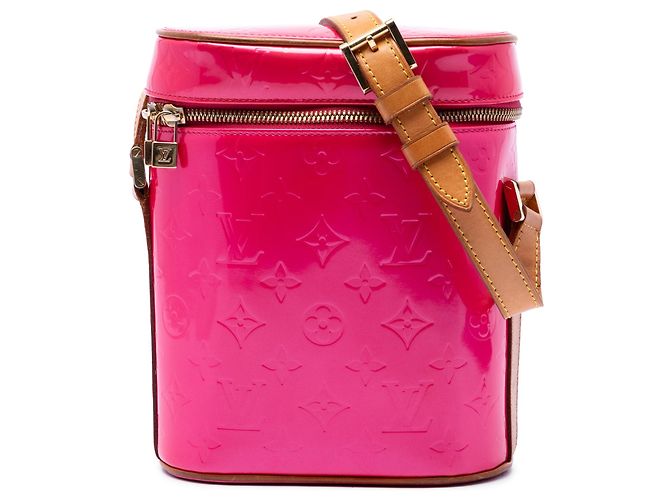 Borsa a tracolla Louis Vuitton Monogram Vernis Sullivan Vertical PM Rosa