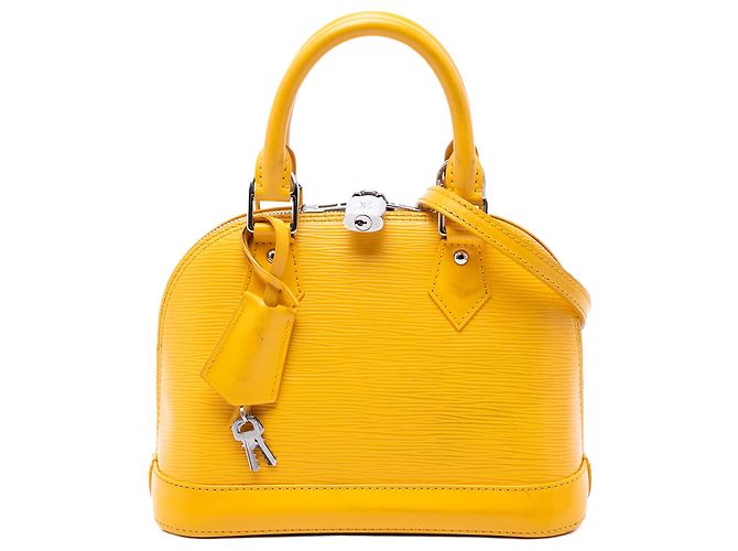 Bolso Louis Vuitton Epi Alma BB Amarillo