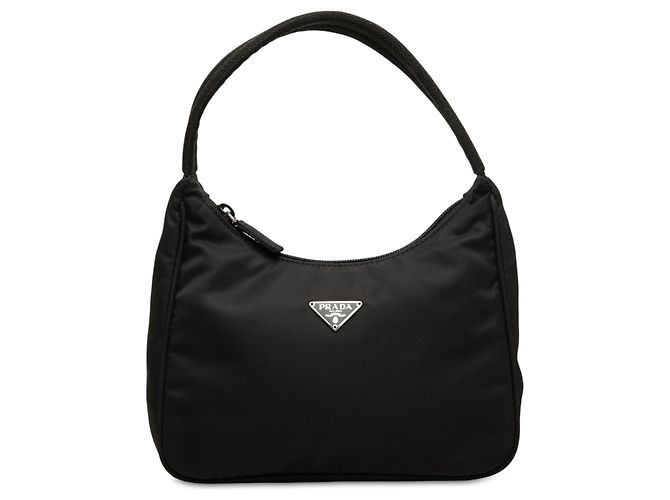 Sac à épaule Mini Tessuto Sport Prada Noir