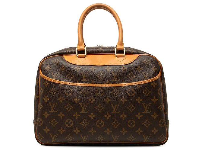 Sac à main Louis Vuitton Monogram Deauville Marron